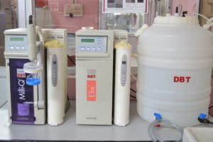 Millipore water purification unit
